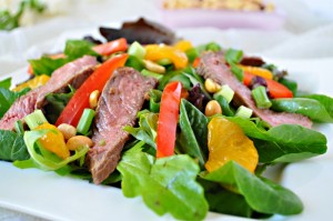 steak salad