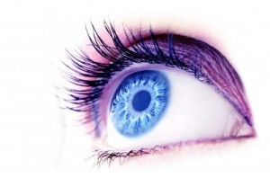 eye looking upward