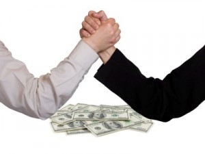 wrestling with money