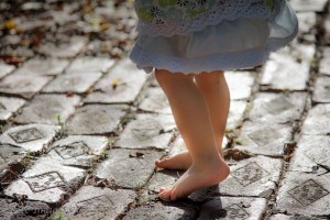 little girls feet