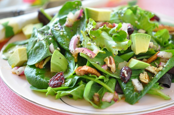Cranberry avocado salad