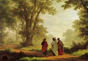 Jesus on the road to Damascus