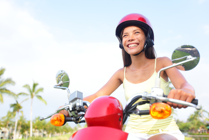 girl on bike