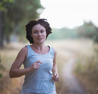 woman running