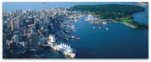 Skyline of Vancouver CA