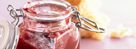 jar of homemade jam