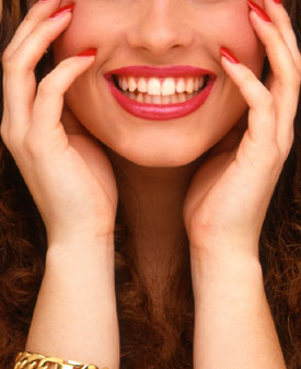 smiling woman face