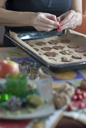 woman baking
