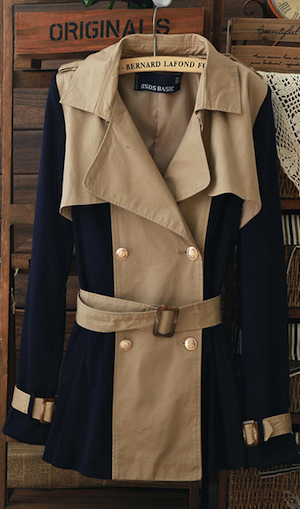 Colorblock Trench