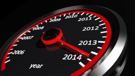 speedometer with years