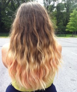 woman with long hair