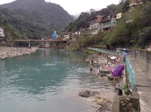 Norine Rae photo of river in Taiwan