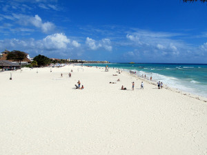 beautiful white sand beach