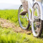 person riding bike