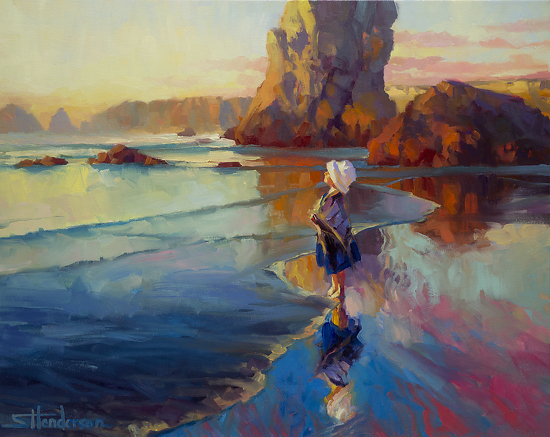 Painting Bold Innocence by Steve Henderson