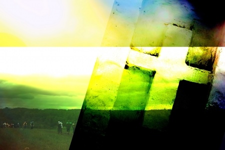 take out the garbage laying things down at cross