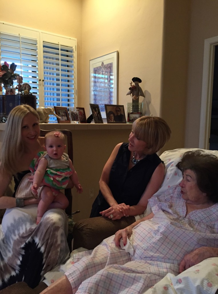 Ellen Dolgen with mother, daughter and grand daughter