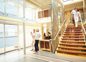 Viking longship atrium