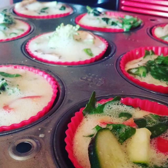 Healthy breakfast muffins