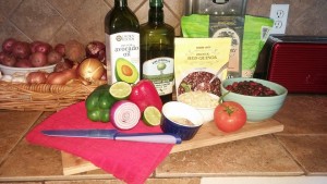 Tex Mex Quinoa Salad ingredients