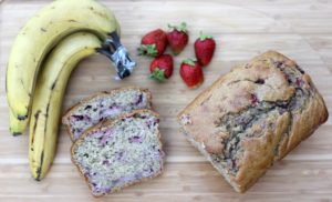 strawberry banana bread