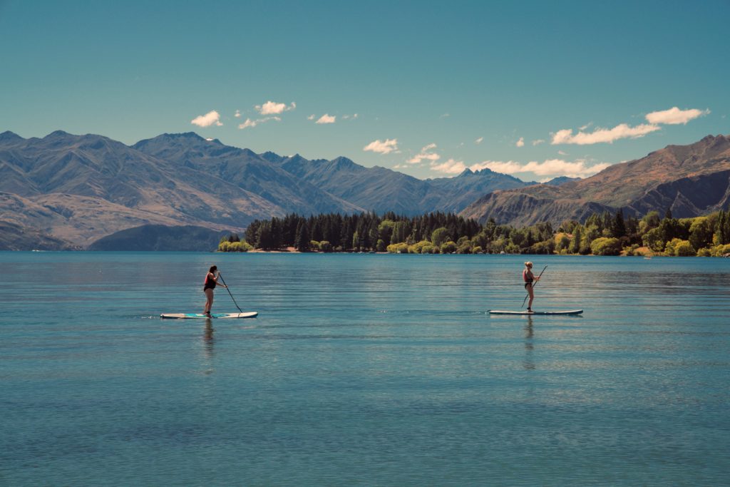 Paddle boarding