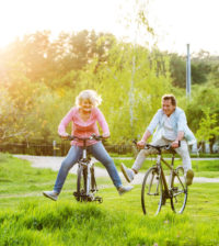 using e-bikes